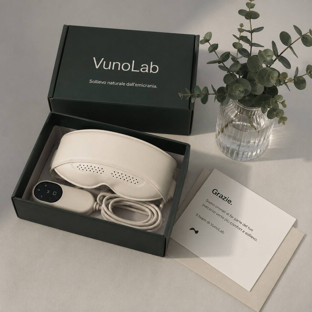 VunoLab™ – Maschera Intelligente per l’Emicrania
