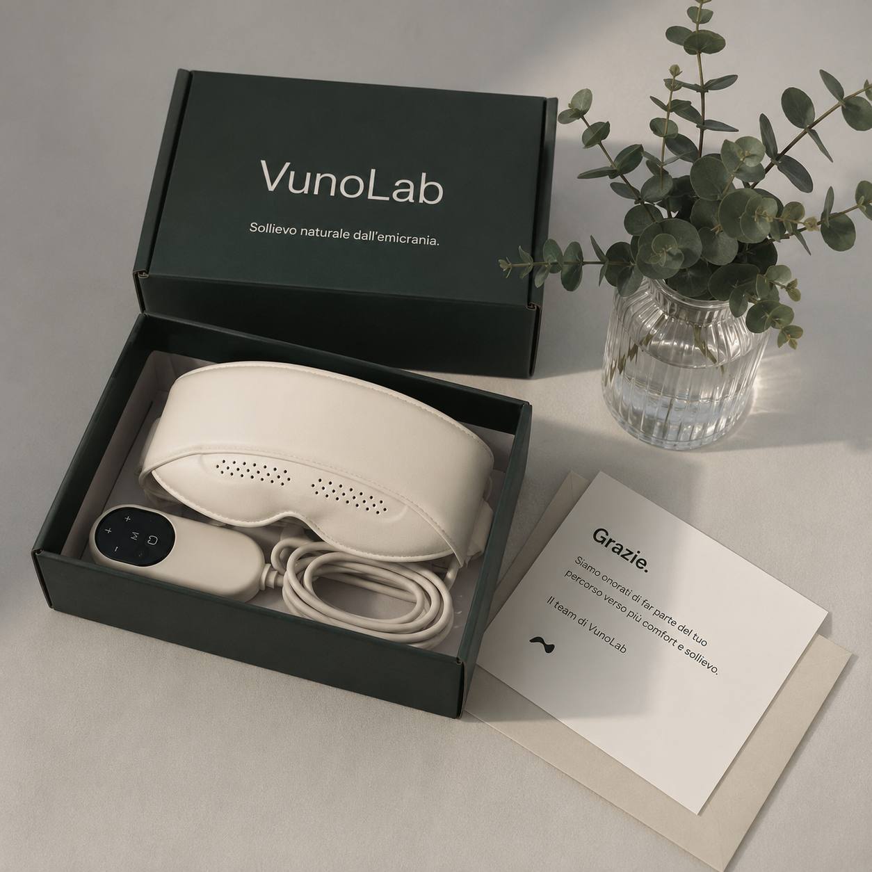 VunoLab™ – Maschera Intelligente per l’Emicrania