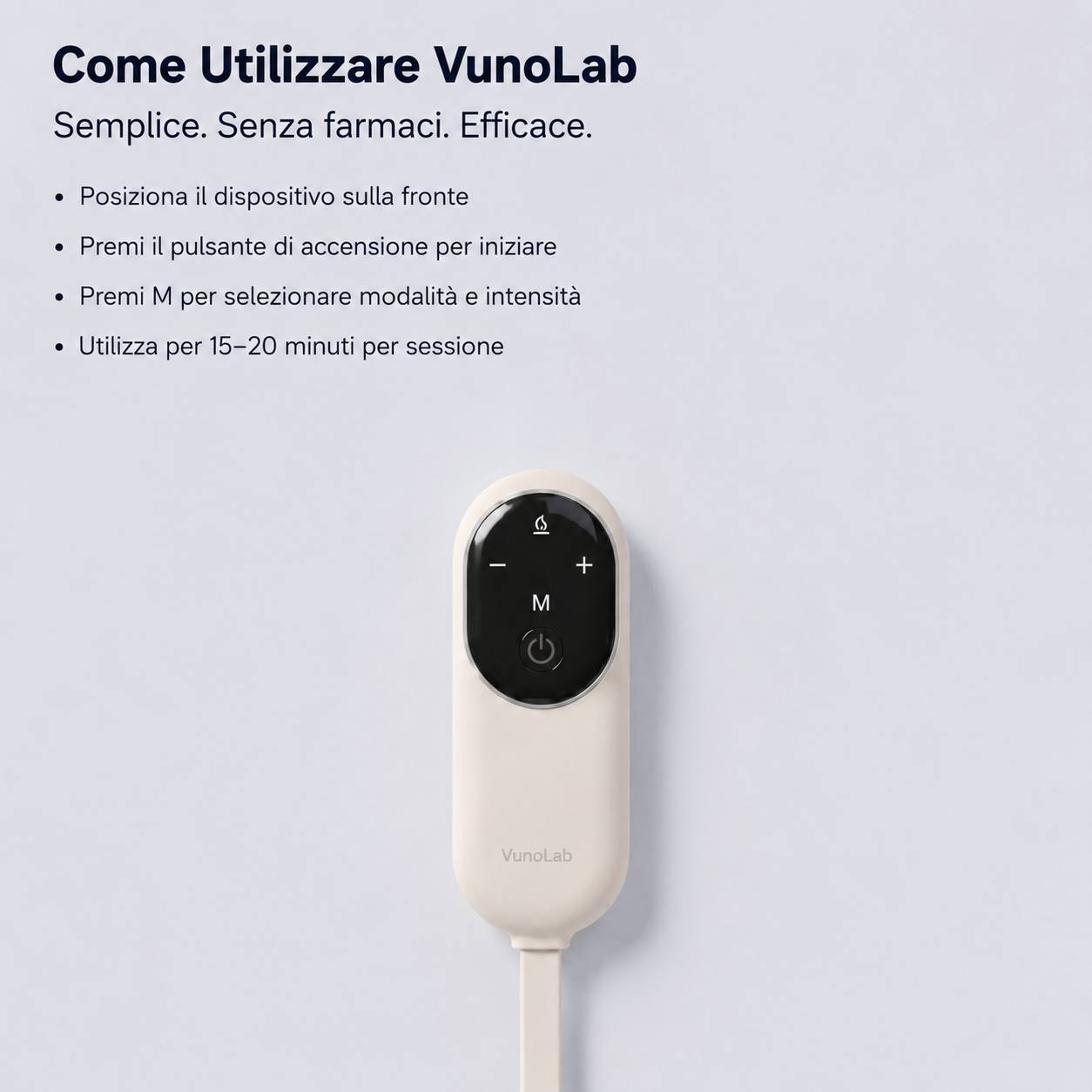 VunoLab™ – Maschera Intelligente per l’Emicrania